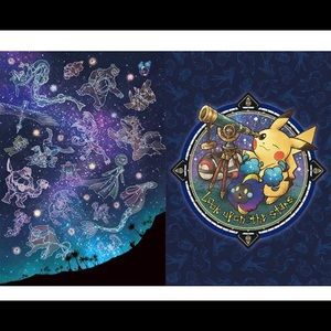 POKEMON Look Upon The Stars Playmat *NEW* Pikachu
